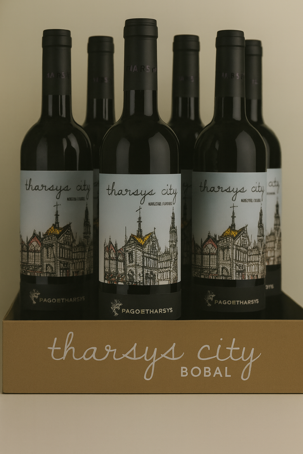 CAJA DE 6 BOTELLAS - THARSYS CITY TINTO 2022