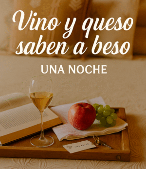 VINO Y QUESO SABEN A BESO (1 NOCHE)